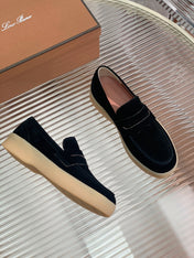 LP RETRO SUMMER WALK LOAFERS BLACK SUEDE