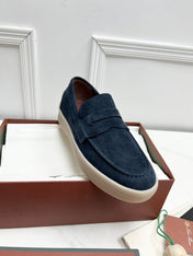 LP RETRO SUMMER WALK LOAFERS NAVY BLUE SUEDE