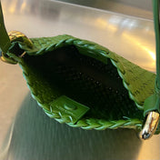 SMALL CLICKER 27 MOSS GREEN LAMBSKIN