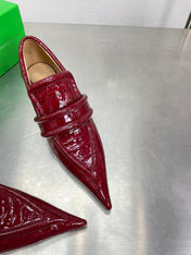 HIGH PUMP 35 MM IN SCARLET RED PATENT CALFSKIN