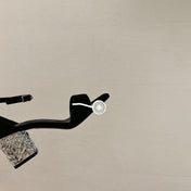 GLAM SANDAL 60 BLACK SUEDE