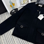 HERMES 25S SHORT REVERSIBLE CASHMERE COAT 254