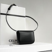 Triomphe 11 BLACK Shiny Calfskin Handbag