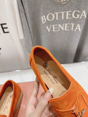 LP SUMMER CHARMS WALK LOAFERS ORANGE SUEDE