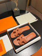 0RAN SANDAL Leather Carrot