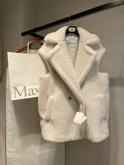 MAX MARA 25S SLEEVELESS TEDDY VEST 00550