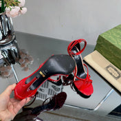 GG 105 STRAPPY SANDAL CRIMSON LAMBSKIN