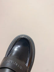 BALENCIAGA 25S LOAFERS IN BLACK CALFSKIN