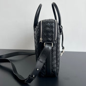 LARGE GETAWAY 39 WEEKENDER IN BLACK CALFSKIN