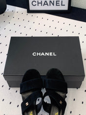 MULES black LAMBSKIN