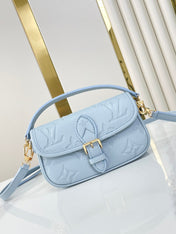 NANO DIANE 19 IN BEAU BLUE MONOGRAM EMPREINTE LEATHER