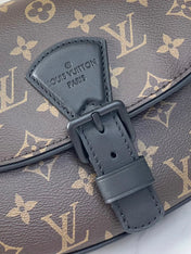 MONTSOURIS MESSENGER PM 20 IN BROWN MONOGRAM CANVAS