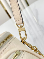 MINI BUMBAG 17 IN CREAM MONOGRAM EMPREINTE LEATHER GOLD HARDWARE