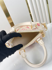 NANO SPEEDY 16 IN SUNRISE AQUARELLE MONOGRAM EMPREINTE LEATHER