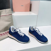 Azure Color Sneakers Canvas