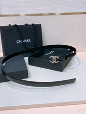 CHANEL 26S BELT 20 MM IN BLACK CALFSKIN 655210