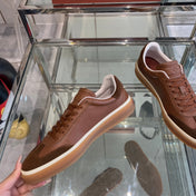 LP TENNIS WALK SNEAKERS BROWN AND CHOCOLATE CALFSKIN