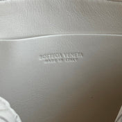 CONCERT POUCH 18 IN WHITE LAMBSKIN