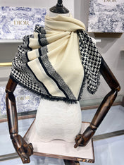 DIOR SCARF 140 CM IN CASHMERE SILK FABRIC 726470