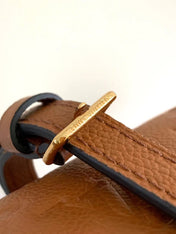 MINI BUMBAG 17 IN COGNAC MONOGRAM EMPREINTE LEATHER GOLD HARDWARE