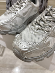 DIOR 25S CHRONO SNEAKER 45MM IN MESH WITH SILVER CALFSKIN
