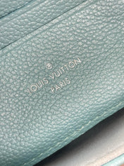 NANO MADELEINE 21 IN SKY BLUE EMBOSSED CALFSKIN SILVER HARDWARE