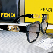 DIAGONAL SQUARE FRAME SUNGLASSES FE40063 IN ACETATE
