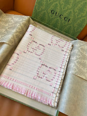 GUCCI 25S SCARF 180 IN WOOL 636369