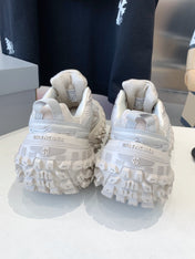 CHUNKY SNEAKERS IN BONE BEIGE POLYURETHANE, POLYESTER AND NYLON