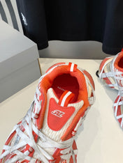3XL EXTREME LACE SNEAKER ORANGE MIX DUST WHITE AND SILVER