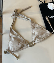 SWIMSUIT IN NUDE EMBROIDERED LOGO 604223