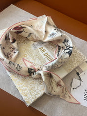 DIOR 26S SCARF 110CM IN SILK 262833