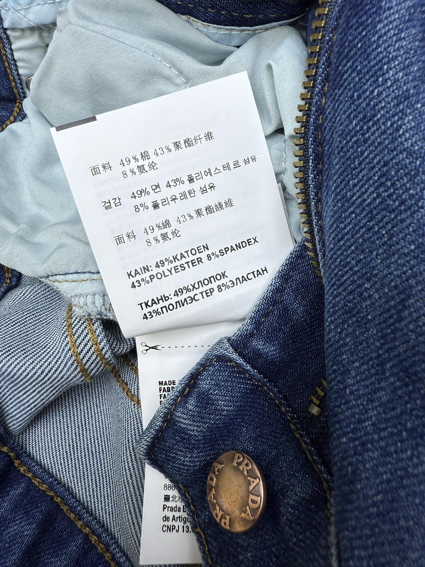 PRADA 25S STRAIGHT-LEG JEANS 615