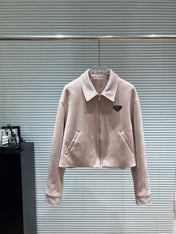 PRADA 25S SUEDE LAPEL JACKET 554