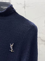 YSL 25S FITTED TURTLENECK SWEATER STYLE 183