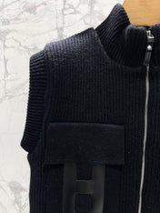 HERMES 25S SLEEVELESS KNIT VEST 230