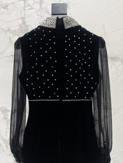 YSL 25S DRESS WITH BEADED DETAILS STYLE 61
