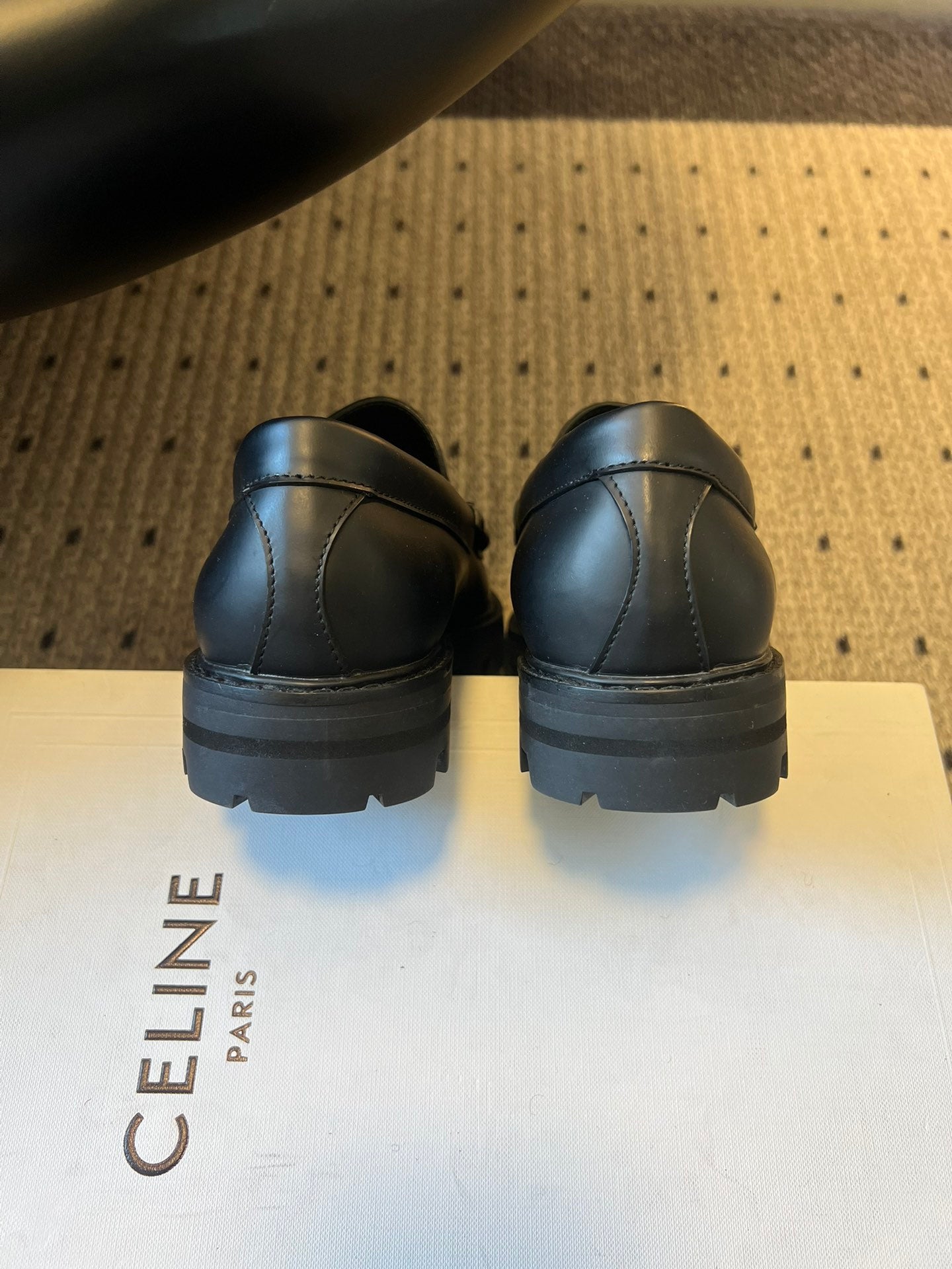 CELINE 26S LOAFER IN BLACK CALFSKIN STYLE 1