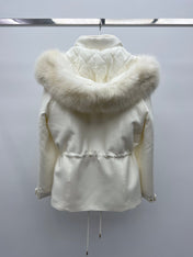 LP 26S FUR-COLLAR KNIT JACKET 472