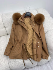 LP 26S FUR-COLLAR KNIT JACKET 474