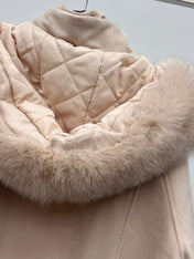 LP 26S FUR-COLLAR KNIT JACKET 470