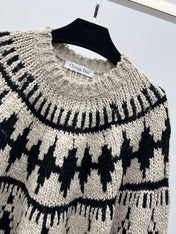 DIOR 25S JACQUARD KNIT SWEATER 668