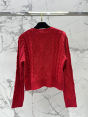 CHANEL 26S LONG-SLEEVE CREWNECK SWEATER 666