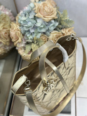 DIOR 26S TOUJOURS BAG 23 IN GOLD CALFSKIN