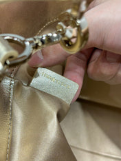 DIOR 26S TOUJOURS BAG 23 IN GOLD CALFSKIN
