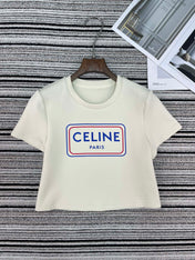 CELINE 26S SHORT SLEEVE TOP AND SHORTS SET 122