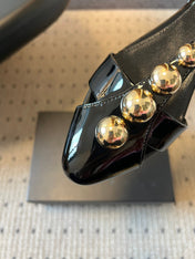 CHLOE 26S HIGH HEELS 20 MM IN BLACK PATENT CALFSKIN