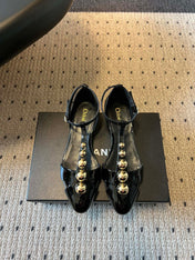 CHLOE 26S HIGH HEELS 20 MM IN BLACK PATENT CALFSKIN