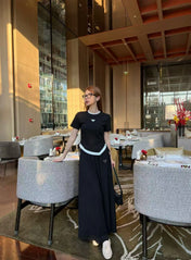 PRADA 26S TOP AND SKIRT SET STYLE 835