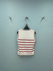 CHANEL 26S SLEEVELESS KNIT TOP 1403